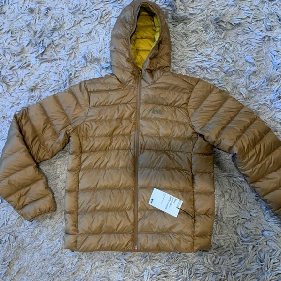 REI NWT MENS DOWN HOODY JACKET. Size MEDIUM - Picture 3 of 16